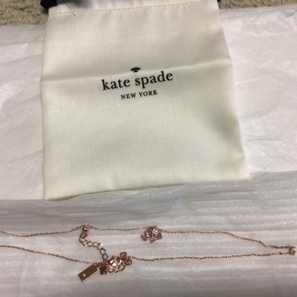 Kate Spade Pave Mini Elephant Pendant - New, Unused and in Bag. - Picture 2 of 3